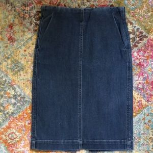 Loft high waist pencil Jean skirt
